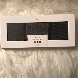 Lulu Lemon sparkle socks